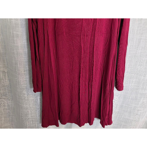 Women's Old Navy‎ Dress XXL Maroon/dark red Long Sleeve - Picture 2 of 5